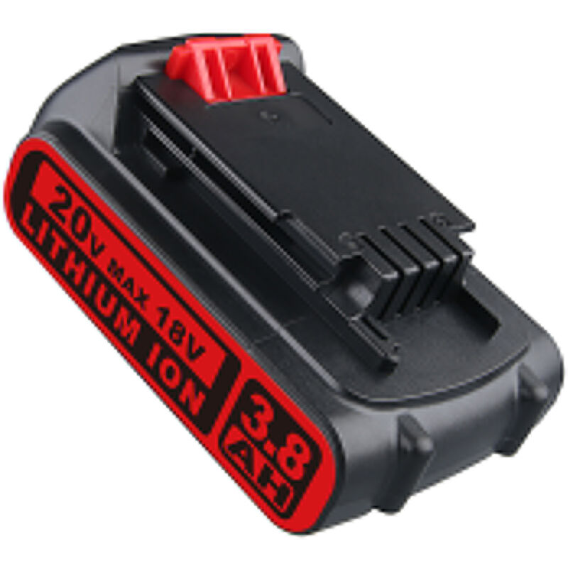 18V 3.8Ah Batterie de remplacemen pour BLACK+DECKER BL1518-XJ Batterie 18V BL2018-XJ LBXR20 LB20 LBX20 LBXR2020-OPE LBXR20B-2 LB2X4020 LST220