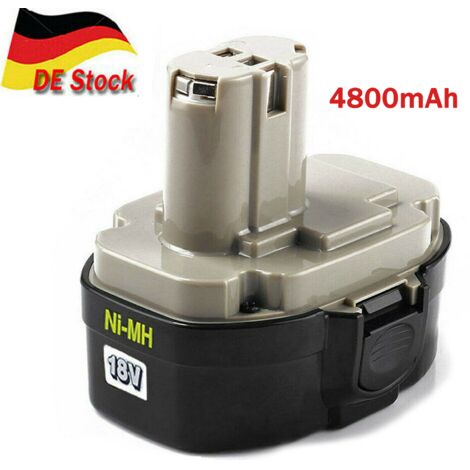 18V 4.8Ah Ni-MH Ersatz für Makita Batterie PA18 1822 1823 1834 1835 192826-5 192827-3 192829-9 193159-1 193140-2 193102-0 43 34D 4D 5026DA 5036DA 5046DA 6343D 6347D 8390D 8391D