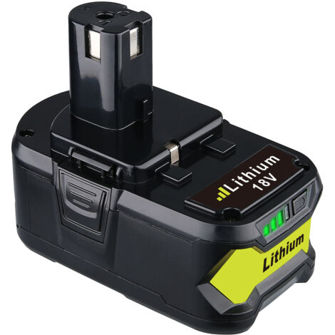18V 8.0Ah Batterie de Remplacement pour ryobi One+ RB18L50 RB18L40 RB18L25 RB18L15 RB18L13 P108 P107 P122 P104 P105 P102 P103 avec indicateur