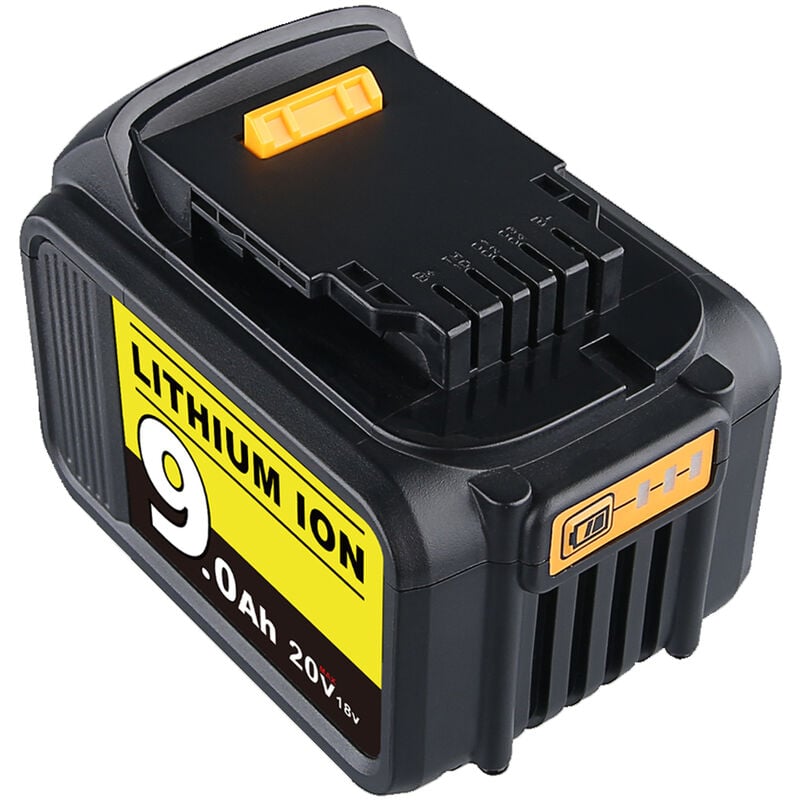 Pdstation - 18V 9,0 Ah Pour DeWalt DCB184 Batterie xr Li-Ion DCB182 DCB205-2 DCB184-XJ DCB200-2 Batterie pour outil électrique