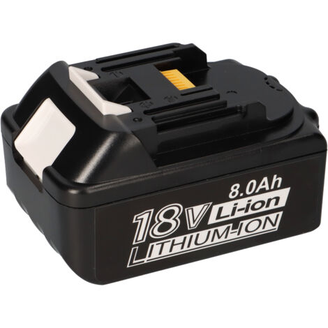 18V Akku passend für Makita Akku 18V 8Ah BL1860 BL1850 BL1850B BL1860 BL1860B BL1840B BL1840 BL1830 BL1835 BL1845 194204-5 LXT-400