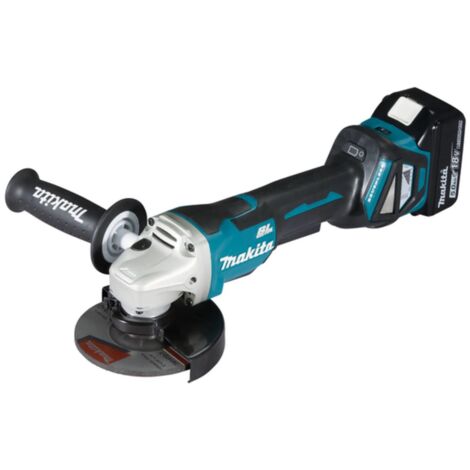 18V Akku Winkelschleifer Ø 125mm DGA515RTJ 2x Akku 5,0Ah im MAKPAC
