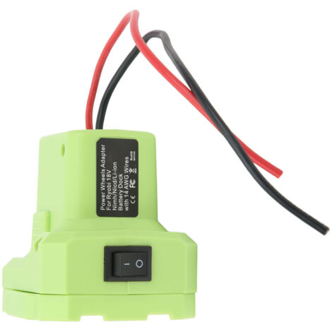 18V-Batterie-Konverter-Adapter für Elektrofahrzeuge mit 14AWG-Kabel, Stromanschluss für P108, P107, P102 und P103