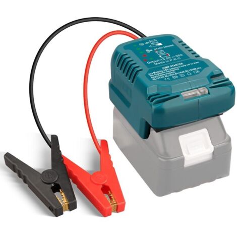 18V Battery Jump Start Cable Kit, Car Adapter, Car Jump Start Cable with Tool