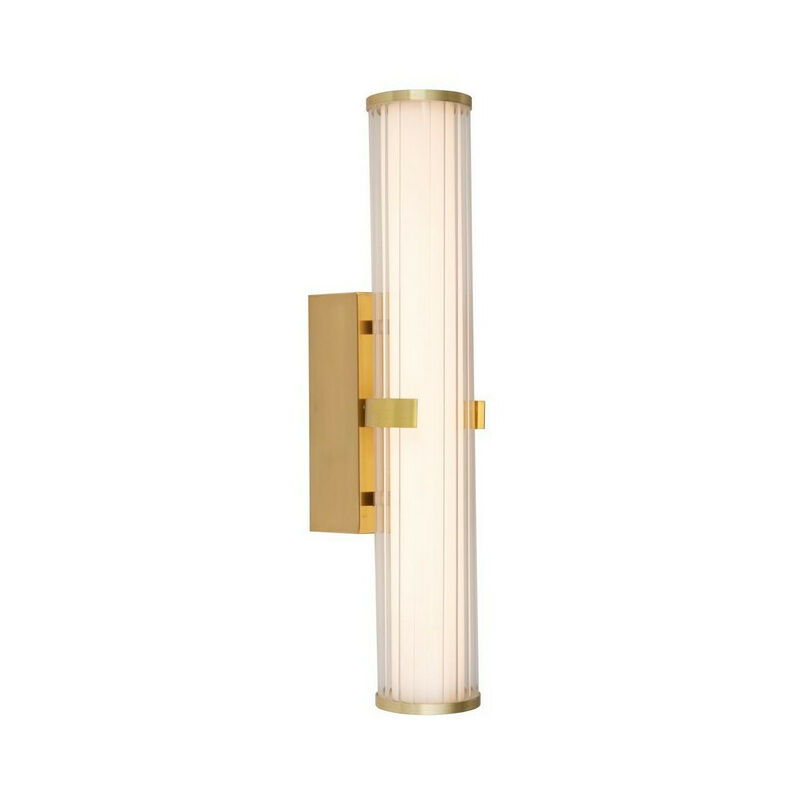 Clamp Led Gold Wall Light 18W. Ip44 - Searchlight