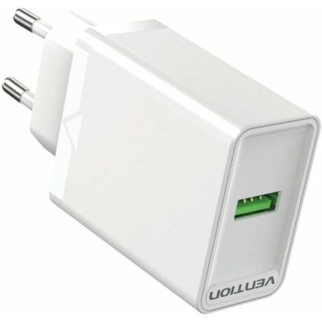 18W Ladegerät Wandladegerät 1x USB 2,4A Weiß