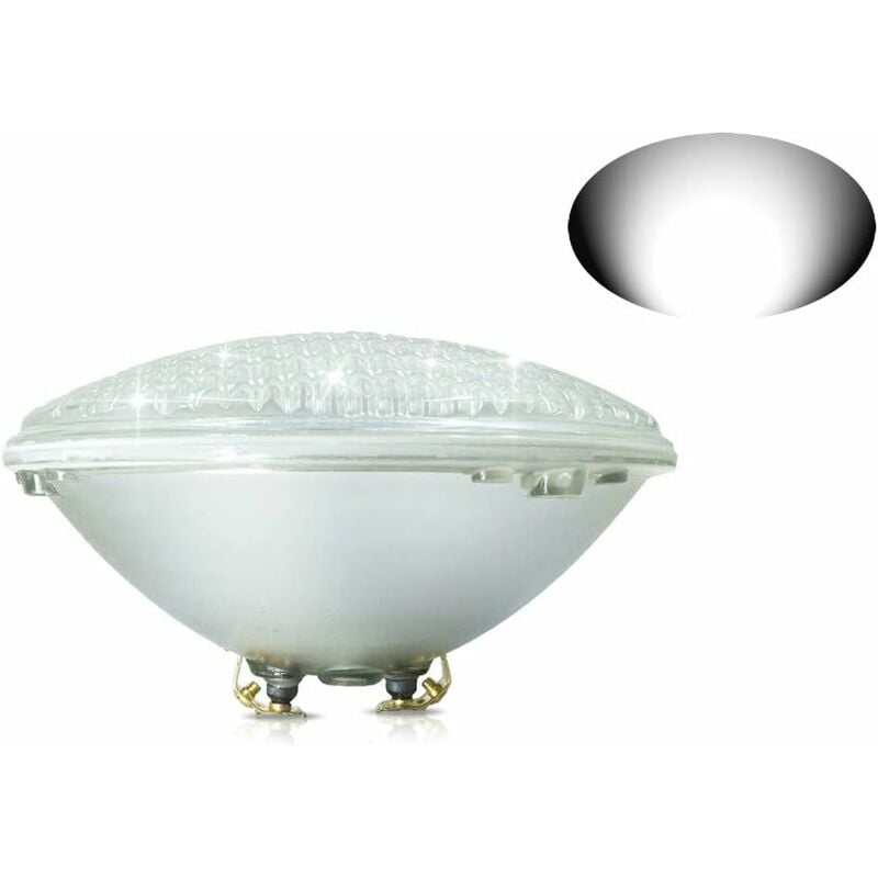 Memkey - 18W Lampe de Piscine led Blanc Lumière PAR56 12V dc/ac, Etanche IP68 Éclairage sous-marin, Remplacez Les Ampoules halogènes 150W