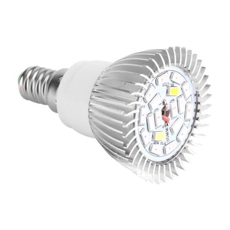 18W LED Grow Light Bulb Full Spectrum Plant Light for Indoor Plants Greenhouse Vegetables Succulent Hydroponics Organic Seedlings,18 LED E27/E14/GU10 (E14)