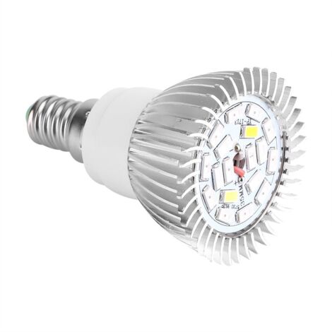 18W LED Grow Light Bulb Full Spectrum Plant Light for Indoor Plants Greenhouse Vegetables Succulent Hydroponics Organic Seedlings,18 LED E27/E14/GU10 (E14) A
