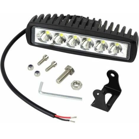 18W LED Projecteur de Travail 12V 24V LED Lumière de Travail Étanche Bar Poutre Lampe Élancée pour Bateau Camion Voiture SUV