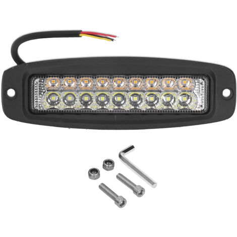 18W wasserdichte LED-Leuchte für Jeep, SUV und LKW – 2800lm, gelb/weißes Licht, IP67
