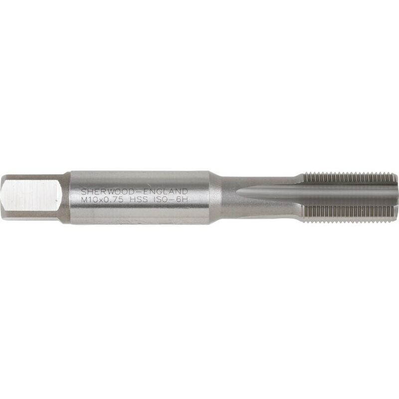Sherwood 10X0.75MM HSSGT Straight Flute Plug Tap