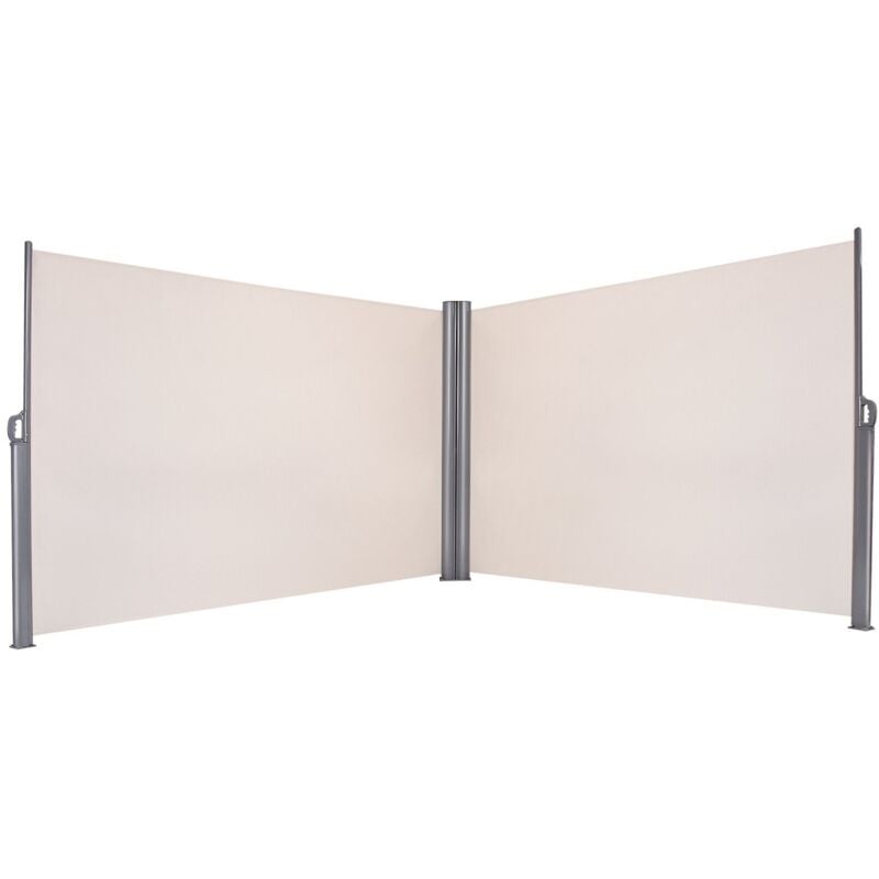 1.8x6M Retractable Folding Side Awning Screen Garden Privacy Divider Wind Fence