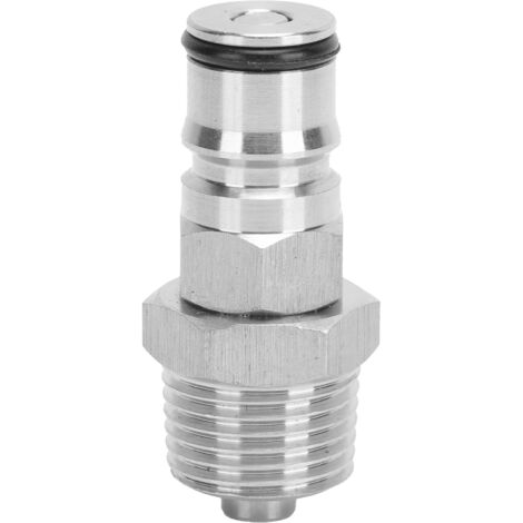 19/32-18 Kugelverschlussdüse mit 1/2-Zoll-NPT-Außengewinde für Corny-Keg, Flüssigkeitsadapter