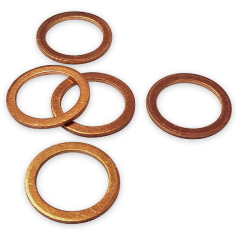 19 mm Kupfer- (oder Aluminium-) Ablassschraubendichtung (5)