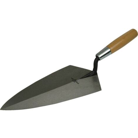 19 Philadelphia Pattern Brick Trowel Wooden Handle 11in