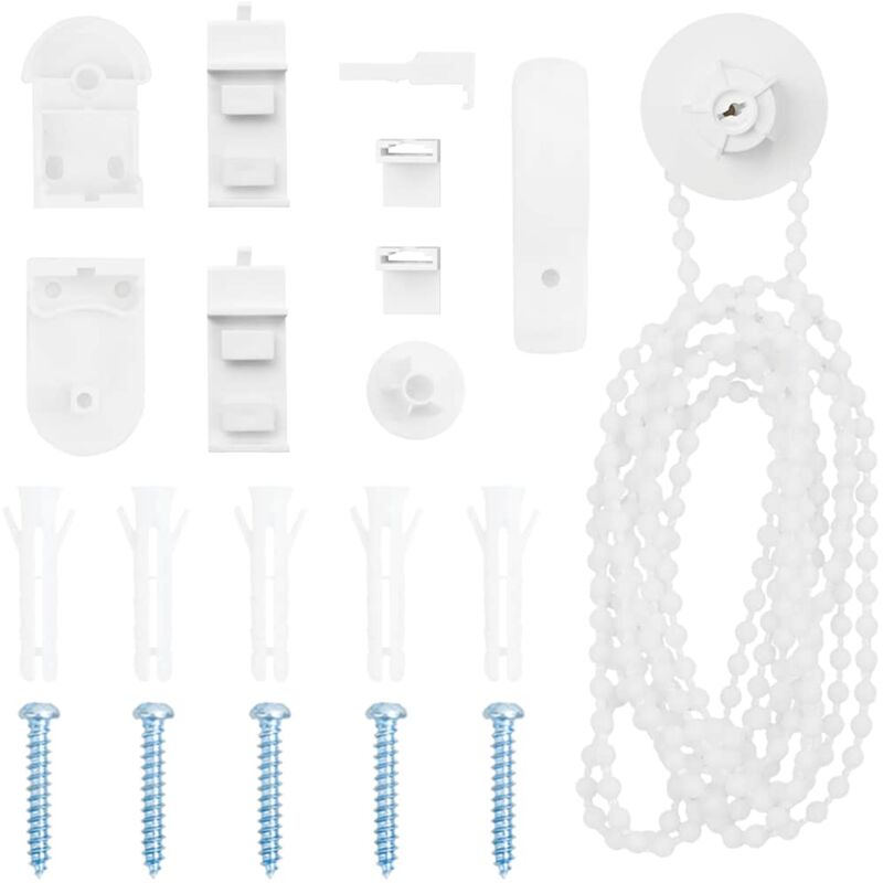 20 Piece Roller Blind Fittings 25 mm Vidaxl