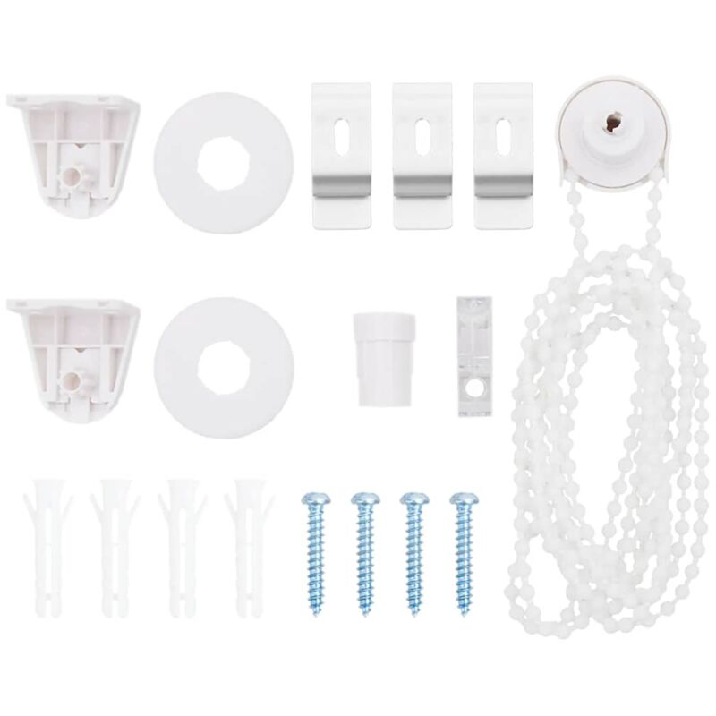 18 Piece Roller Blind Fittings 18 mm Vidaxl
