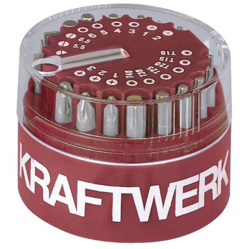 Kraftwerk - 1/4' caja puntas magnum 50 mm, 19 pzs.