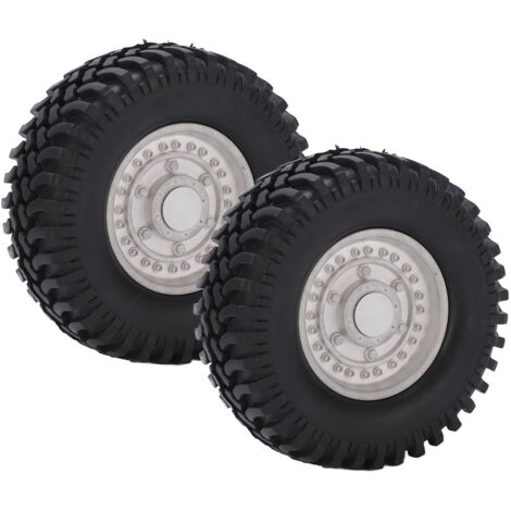 1,9 Zoll Metall-Beadlock-Felgen, 100 mm Durchmesser, All-Terrain-Gummireifen für Traxxas SCX10 1/10 RC-Auto und Crawler.