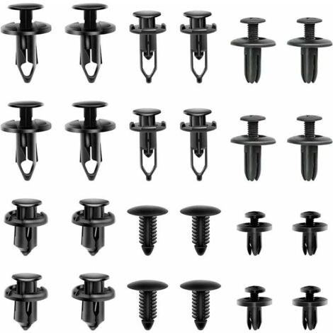 190 Stück Auto-Clips, Auto-Kunststoff-Clip-Nieten, Kfz-Reparatur, Kunststoff-Nieten-Befestigungselemente, Kunststoff-Niet-Clip-Befestigungselemente, universelle Auto-Türverkleidungen