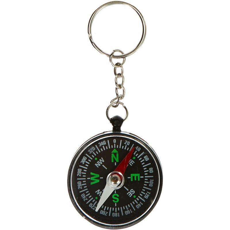 1900 Compass Keychain Black Plastic 10 x 1 x 4 Outdoor Product - Gdrhvfd