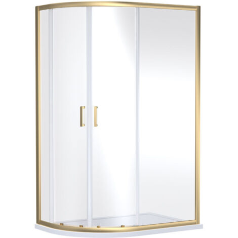 1900 x 1000 x 800mm Offset Quandrant Shower Enclosure - V-QD108BB-6