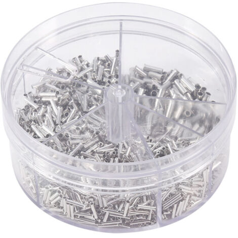 1900pcs Kit de connecteurs de fils à sertir en cuivre retardateur d'inflammation 0,5-2,5 mm²,DUBUNS