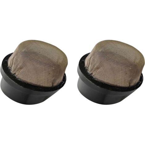 190106Z Luftentlüftungs-Siebkappe, 2 Stück, Edelstahl, Ersatz für Pentair Clean und Clear Plus, Luftventil-Siebkappe für die meisten Pool-Filter (schwarz)