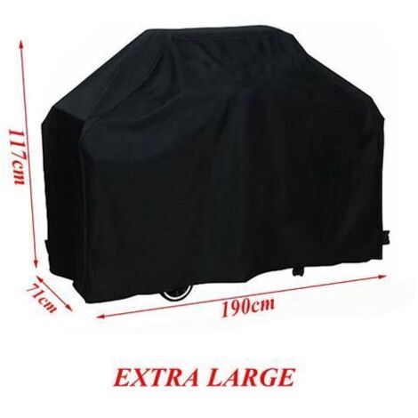 190cm x 117cm x 71cm - Housse de protection imperméable pour barbecue, couverture extérieure pour BBQ, anti-UV