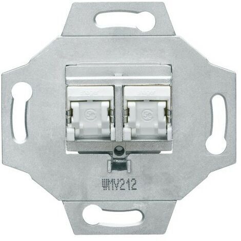 1930 RJ45 double Cat5e FTP - APPAREILLAGE MURAL 1930 HAGER WMV212