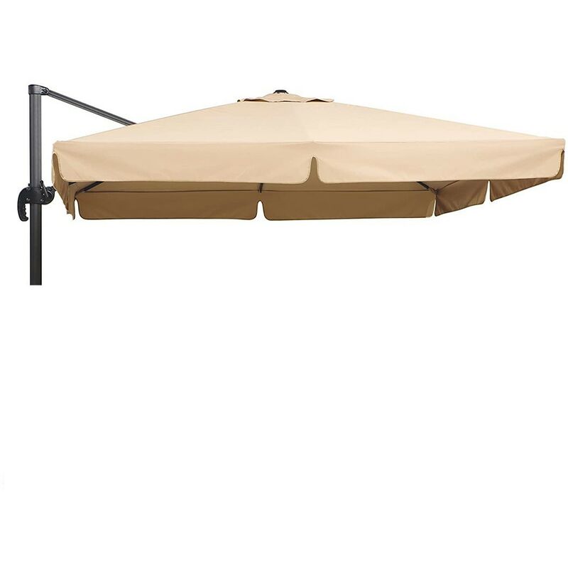19402 Store de rechange pour parasol décentralisé Rimini 3x4mt Anti-UV Ecru