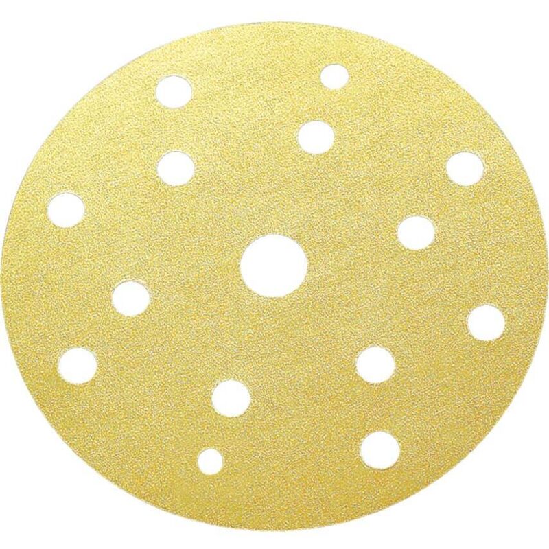 Sia Abrasives 1944 Siaone Discs 150mm P40 15-Hole Gold-Yellow (Pack of 50)