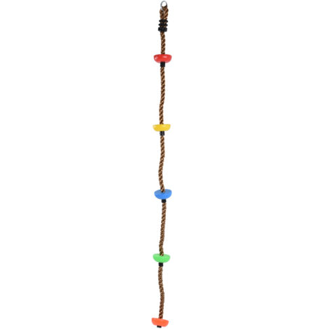 194cm Disc Swing Rope Plastic Multicolor Platforms for Children Balconies Courtyards Outdoor