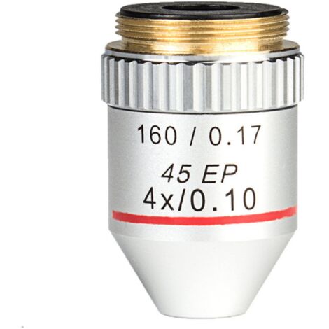 195 Objectif achromatique tout acier, adapté à tous les microscopes biologiques (40x).