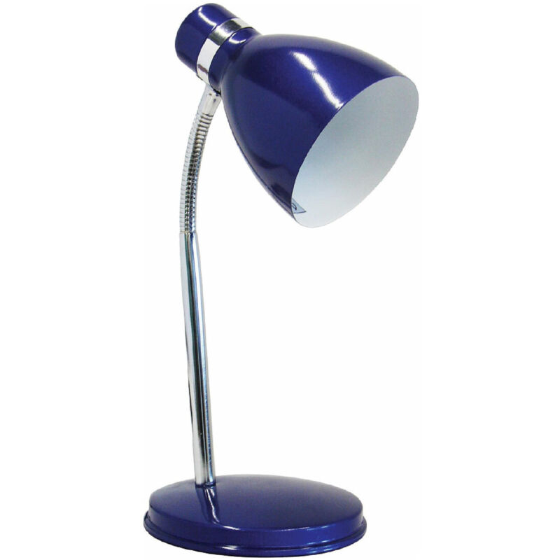 

Flexo de sobremesa acabado metálico E14 14,5x35cm. azul (F-BRIGHT 1950090-AZ)