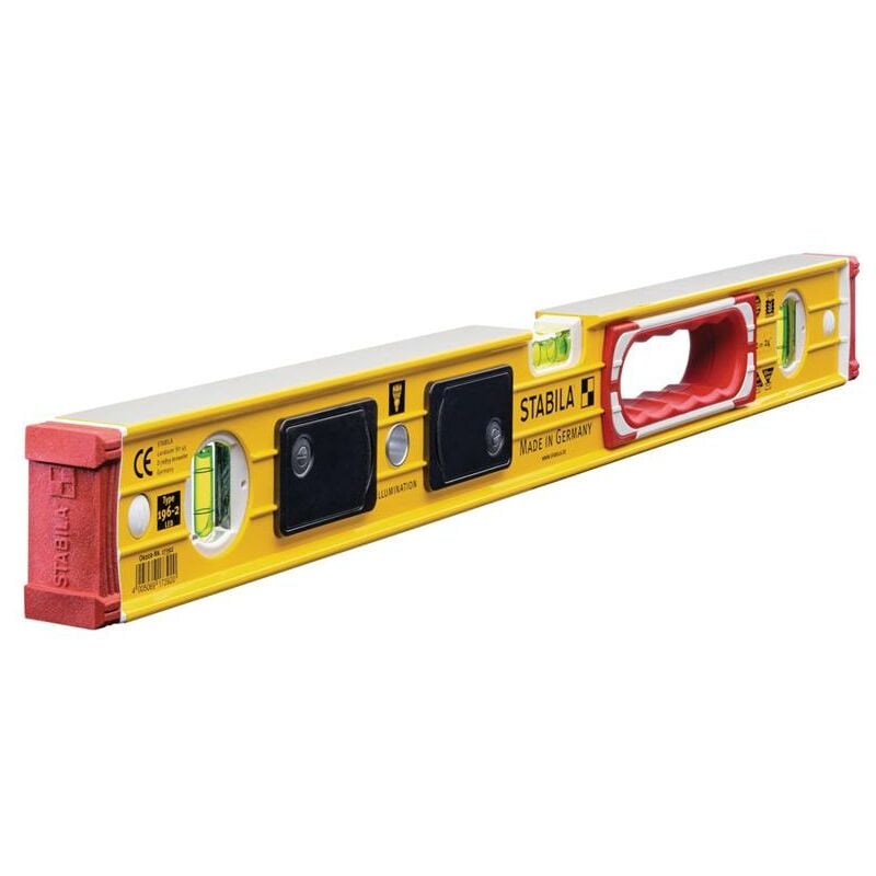 17392 196-2 led Illuminated Spirit Level 3 Vial 17392 60cm STB1962LED24 - Stabila