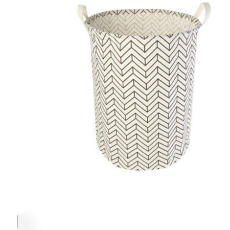 19,7" Paniers à Linge, Paniers à Linge Pliable Grand Bac de Rangement en Tissu Corbeille à Linge pour Organiser Chambre d'enfants, Jouets, Vêtement