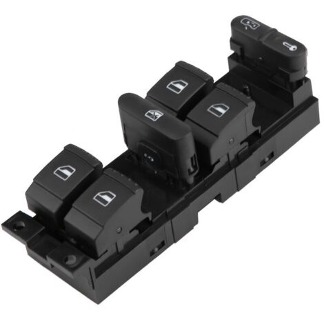 1999-2000-2001-2002-2003-2004-2005 Volkswagen Golf Jetta Passat Interruptor principal de elevalunas eléctrico lado del conductor - Control del interruptor de bloqueo de puerta - 1J4959857, 1J4959857B,