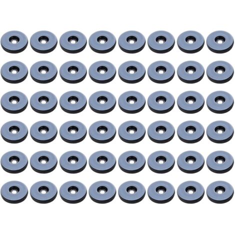 19mm Furniture Slides, 48 Pack Round PTFE Furniture Sliders, Shockproof Furniture Sliders, (Round)