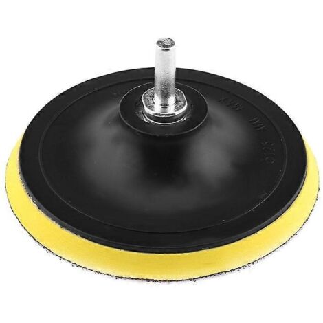 19Pcs 4" Mousse de Polissage Lustrage Kit pour Polisseuse de Voiture avec Adaptateur M10 pour Perceuse, Pad de Cirage, Disque de Ponçage.