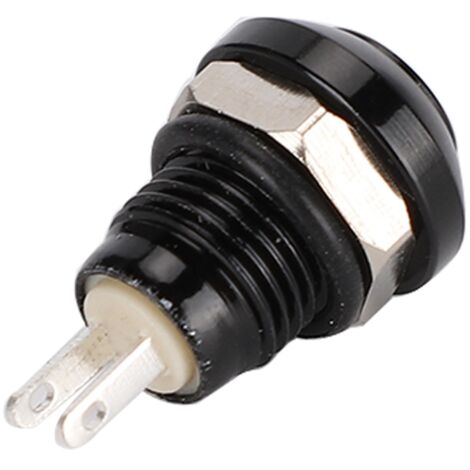 1A 24V 8mm Mini étanche voiture bouton poussoir momentané interrupteur d'alimentation en alliage d'aluminium de Zinc