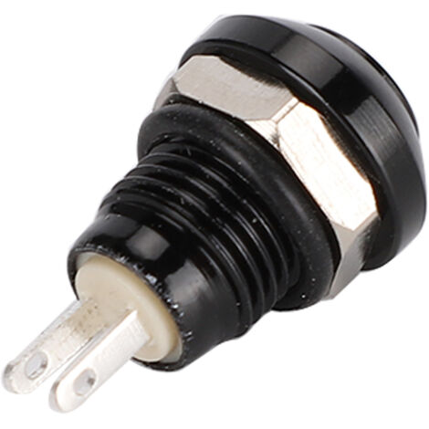 1A 24V 8mm Mini wasserdichter Auto-Momentan-Druckknopf-Netzschalter Zink-Aluminium-Legierung