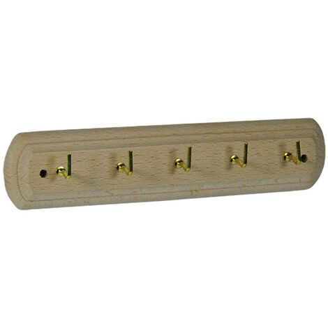 1BL APPENDITUTTO ADESIVO LEGNO 5 posti - pz. 1