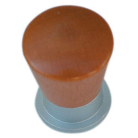 1BL BLISTER POMOLI IN LEGNO/ OTTONE, DIAMETRO 19MM CILIEGIO (PZ.2)