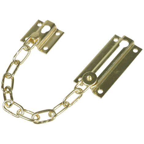 1BL CATENA DI SICUREZZA PER PORTA pz 1 - ottonata
