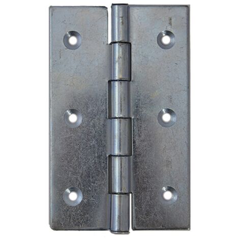 1BL CERNIERA ACCIAIO ZINCATO ART.840 mm  86 x 55 - 2 pezzi