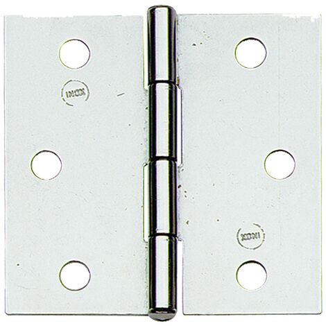 1BL CERNIERA IN ACCIAIO INOX ART.121IN mm. 30 x 30 - pz. 2