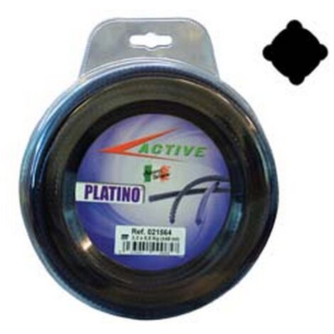 1BL FILO NYLON "PLATINO" QUADRO VIOLA PER DECESPUGLIATORI - mm.3,3 - blister mt.15