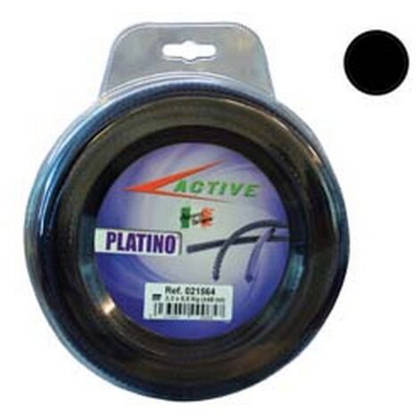 1BL FILO NYLON "PLATINO" TONDO VIOLA  PER DECESPUGLIATORI -  mm.2,4 - blister mt.15